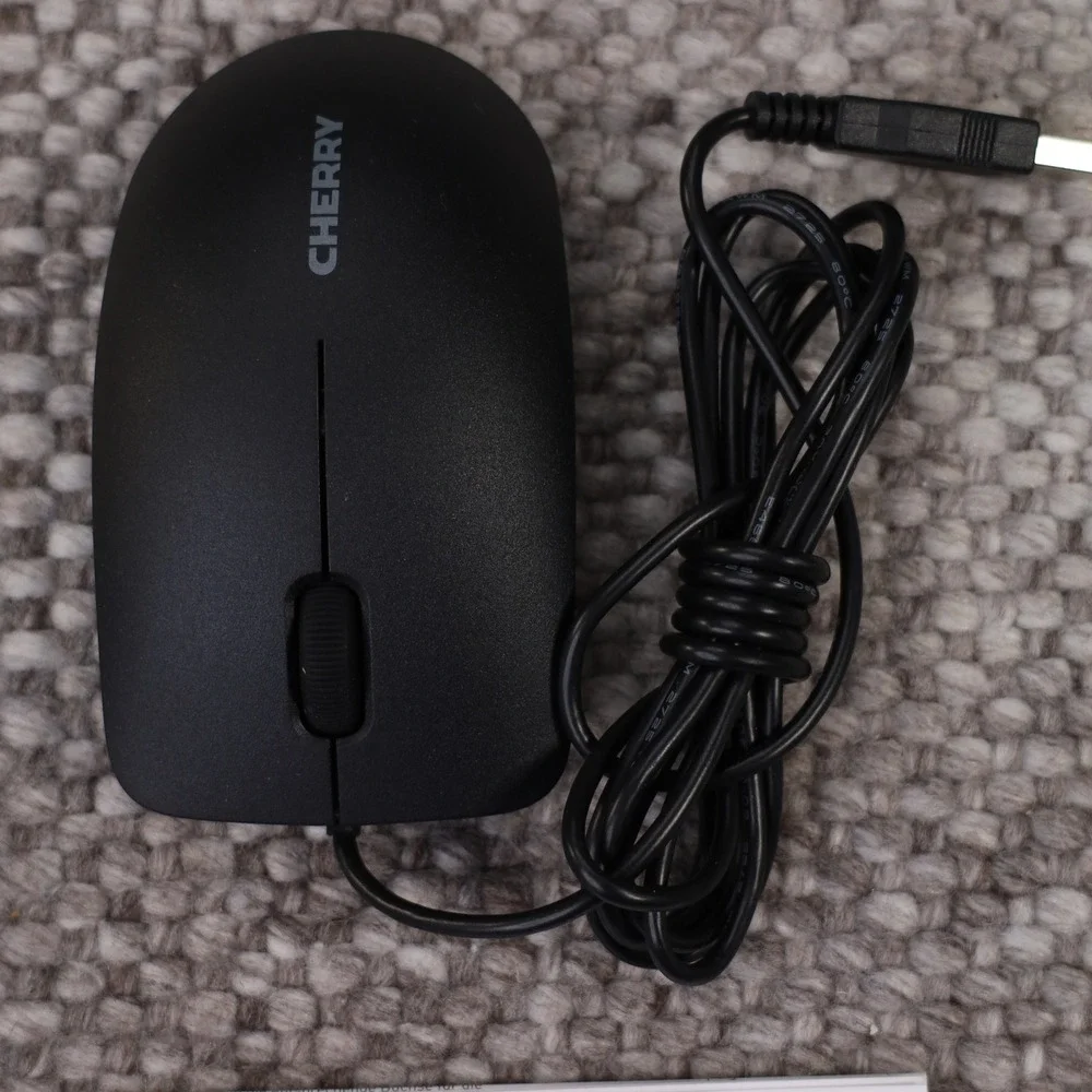 Cherry MC 1000 Corded Mouse Unisex OS Black New Optical USB JM-0800-2/01